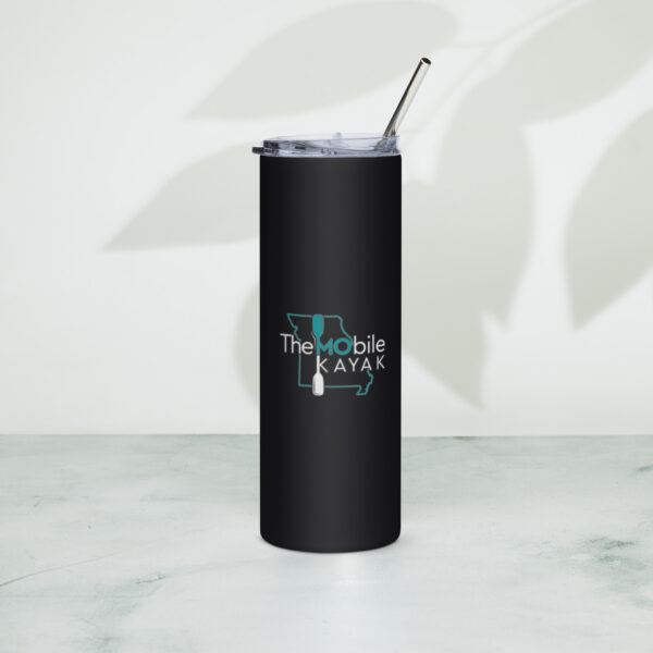 Stainless steel tumbler  Teal/White Logo