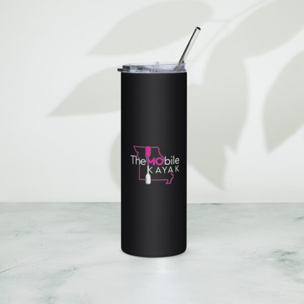 Stainless steel tumbler  Pink/White Logo