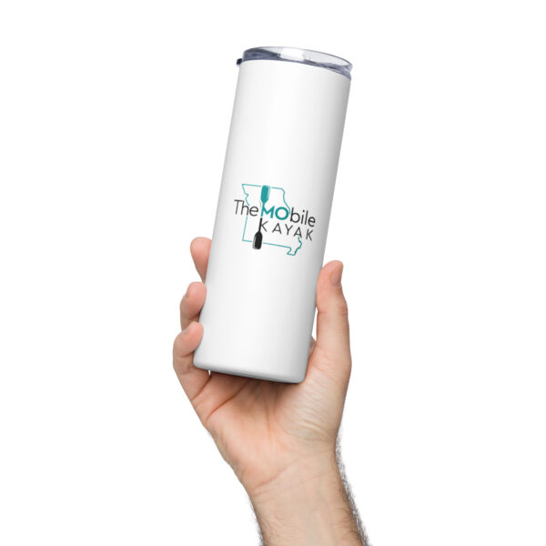 Stainless steel tumbler  Teal/Black Logo